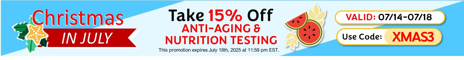Online vitamin and nutrition testing